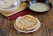 Blynų pyrago su vištiena ir grybais receptas su nuotraukomis