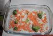 Grøntsager med kylling i ovnen: lækre opskrifter Kyllingeskinke med grøntsager i ovnen