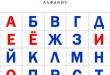 Буквата h на руски.  Руска азбука.  Букви од руската азбука.  (33 букви).  Руската азбука е нумерирана (нумерирана) во двата реда.  Руската азбука по ред - „Учење на руската азбука“